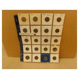 20 collectible nickles - various years 20 collectible nickles - various years