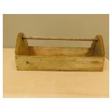 Antique wooden tool box Antique wooden tool box