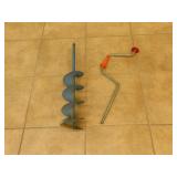 Manual ice auger Manual ice auger