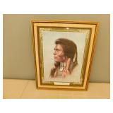 Bill Hampton Indigeneous framed picture - 18x23 Bill Hampton Indigeneous framed picture - 18x23