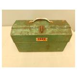 Park metal toolbox with tools Park metal toolbox with tools