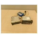 2 car stereos / Jensen Amp - untested 2 car stereos / Jensen Amp - untested