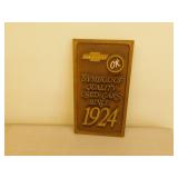 Chevrolet OK plastic car sign Chevrolet OK plastic car sign