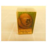 Laser Etched Solid Wood Blue Jays Baseball Laser Etched Solid Wood Blue Jays Baseball