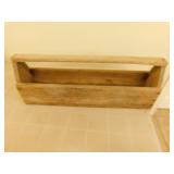 Antique wooden tool box Antique wooden tool box