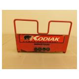 Kodiak metal rack sign Kodiak metal rack sign