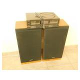 PANASONIC SPEAKERS/TECHNICS DUO CASSETTTE PLAYER PANASONIC SPEAKERS/TECHNICS DUO CASSETTTE PLAYER
