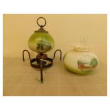 Antique Light - Needs Rewiring - with Globe Antique Light - Needs Rewiring - with Globe
