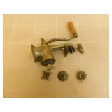 Antique Meat Grinder with attachments Antique Meat Grinder with attachments