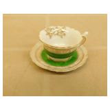 Occupied Japan Miniature Porcelain Cup anrd saucer Occupied Japan Miniature Porcelain Cup anrd saucer