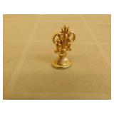 Antique Ornate Gold Metal Wax Stamp Seal Antique Ornate Gold Metal Wax Stamp Seal