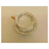 Paragon Wide Mouth Gold & Silver Teacup and Saucer Paragon Wide Mouth Gold & Silver Teacup and Saucer