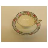 Paragon Black Star Mark Art Deco Tea Cup & Saucer Paragon Black Star Mark Art Deco Tea Cup & Saucer