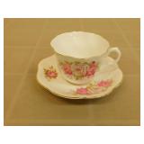 Crown Bone China England Teacup and Saucer Crown Bone China England Teacup and Saucer