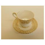 Paragon Gold Filigree Teacup and Saucer Paragon Gold Filigree Teacup and Saucer