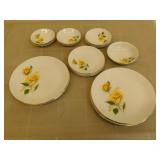 Crown Essex Royal Bouquet Yellow Roses China Crown Essex Royal Bouquet Yellow Roses China