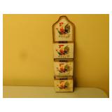 Vintage Tin Letter Holder Vintage Tin Letter Holder