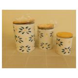 3 -TEMPTATIONS CANNISTER CONTANIERS - NEW 3 -TEMPTATIONS CANNISTER CONTANIERS - NEW