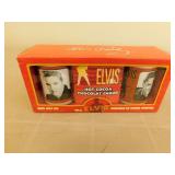 ELIVIS PRESLEY SLEALED HOT CHCOALTE MUG SET ELIVIS PRESLEY SLEALED HOT CHCOALTE MUG SET