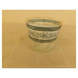 Neoclassic Jeanette Glass Wedgewood Ice Bucket Neoclassic Jeanette Glass Wedgewood Ice Bucket