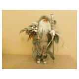 Silver / Gray Standing Santa Claus Figure-19' tall Silver / Gray Standing Santa Claus Figure-19' tall