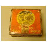 Worlds Navey Tobacco Tin Worlds Navey Tobacco Tin