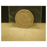 1945 Canadian Silver 25 Cent Coin