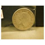 1964 Canadian Silver 25 Cent Coin