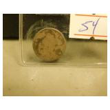 1830 US Cupped Bust Half Silver Dime