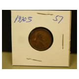 1920S US Wheat One Cent Coin