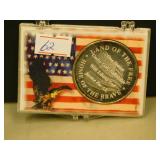 One Ounce US Home of the Brave Silver Coin