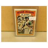 1972 Topps Reggie Jackson Action #436