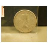 1957 Canadian Silver 25 Cent Coin