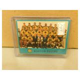 1961 Topps Boston Bruin Team Card