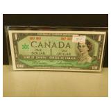 1967 Uncirculated Canadian One Dollar Banknote