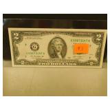 Uncirculated US 2 Dollar Banknote