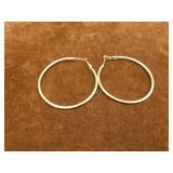 Silver Hoop Earrings Silver Hoop Earrings