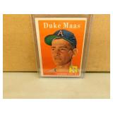 1958 Topps Duke Maas #228 Baseball Card