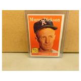 1958 Topps Murry Dickson #349 Baseball Card