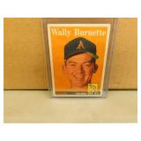 1958 Topps Wally Burnette #69 Baseball Card