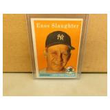 1958 Topps Enos Slaughter #142 Baseball Card