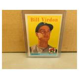 1958 Topps Bill Virdon #198 Baseball Card