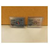 2 US Army Push Out Rings Collectible Cards