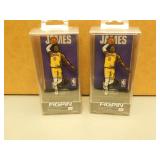 2 - Collectible Lebron James Fig Pins