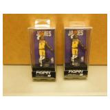 2 - Collectible Lebron James Fig Pins