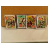 4 Collectible Tarzan Trading Cards