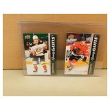 2 - Collectible O/S Young Gun hockey Cards