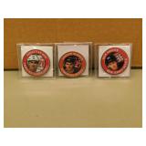 3-  39MM Collectors Coins- various players  /4500