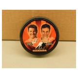 Lemieux / Nedermayer Team Canada Hockey Puck