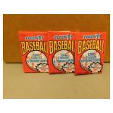 6 - 1991 Fleer Baseball Card Wax Packs